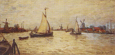 Boats on the Zaan Claude Monet